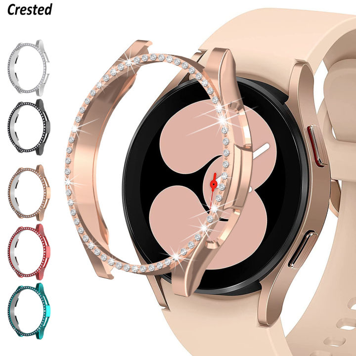 Cover for Samsung Galaxy Watch 4 Case 40mm 44mm Accessories Bling Diamond PC bumper Galaxy Watch 4 Classic 46mm 42mm Protector Daraz .bd