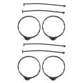 OUMERY 4Pcs Car Oil Fuel Cap Tank Cover Line Ring Petrol for Honda Civic CRV Accord Jazz City Odyssey for Acura. 