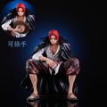 17cm One Piece Shanks Anime Figures Film Red Yonko Red Hair Shanks Action Figure PVC Statue Figurine Model Decoration Doll Toys.
