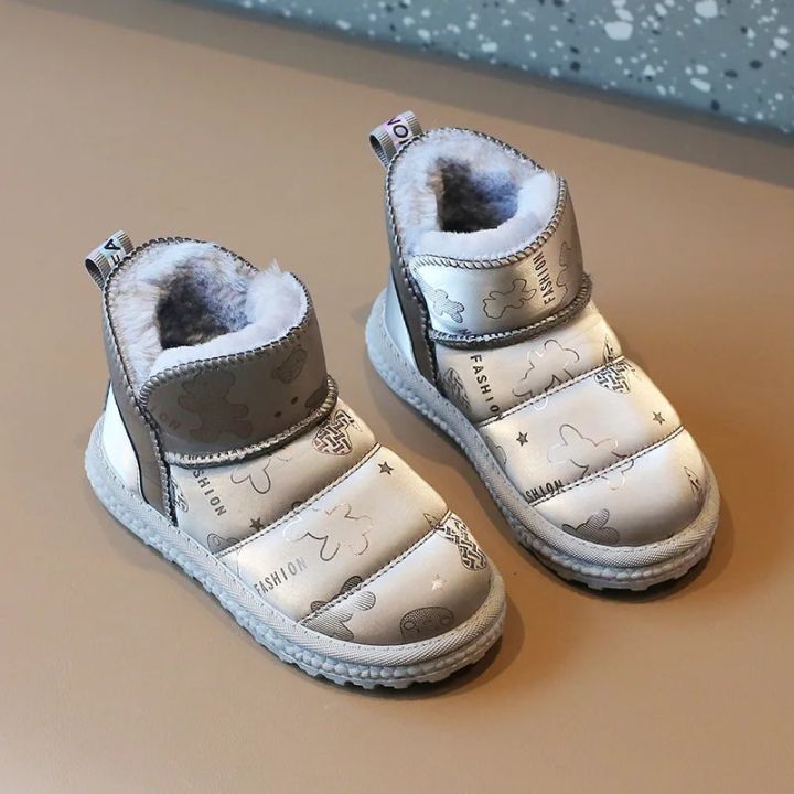 Babys%20Girls%20Warm%20Winter%20Snow%20Boots%20Children's%20Plush%20Ankle%20Boots%20Kids%20Thickened%20Cotton%20Shoes%20Girls%20Waterproof%20Non-slip%20Boots%20-%20Image%203