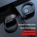 Open Ear Earhook Earphone Business Driving Bluetooth Earbuds Noise Cancelling Headset Long Standby Waterproof Sport Headphone. 