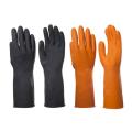 1 Pair Industrial 2 Colour Rubber Hand Gloves. 