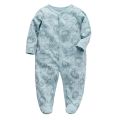 Sleepwear for Newborn Boys and Girls Long Sleeved Cute Print Cotton Fashion Pajamas 0-12 Months Sleepsuit Baby Clothing.