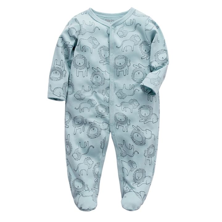 Sleepwear%20for%20Newborn%20Boys%20and%20Girls%20Long%20Sleeved%20Cute%20Print%20Cotton%20Fashion%20Pajamas%200-12%20Months%20Sleepsuit%20Baby%20Clothing%20-%20Image%203