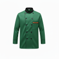 Men's Classic Micro Twill Chef Coat – Professional Culinary Uniform.