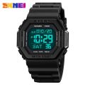 SKMEI men electronic watch waterproof watch with countdown luminous fashion casual style For Men 1988. 
