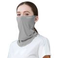 1pcs Breathable Anti-UV Bicycle Headwear Cycling Balaclava Face Balaclava Scarf Neck Protection Headband Scarf Head Face Neck Gaiter Face Cover Scarf Ice Silk Sunscreen Mask.