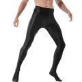 Mens Fashion Glossy Pantyhose Ballet Dance Yoga Leggings Pants Training Fitness Workout Sports Trousers Gym Tights Fitness. 