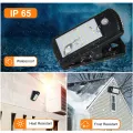 40leds Outdoor Solar Clip Lights 3 Modes Ip65 Waterproof Motion Sensor Wireless Security Light For Fence Deck Wall Garage Patio. 