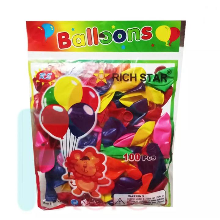 Multi colour balloon 100pc/metal balloon 100pc/medium size balloon-100pc/party balloon 100pc multi colour