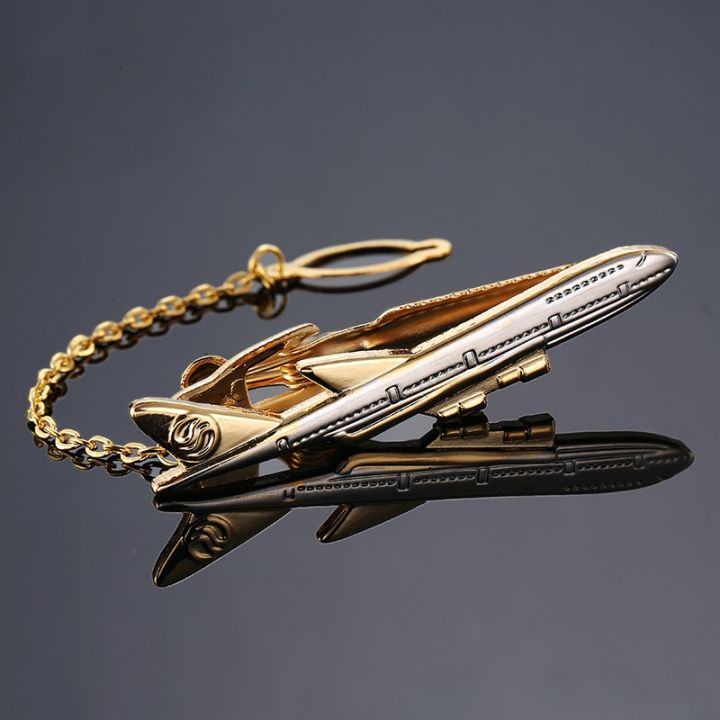 【Hengli jewelry story】(NEW)Classical Tie Bar Design Tie Clip Aircraft ...