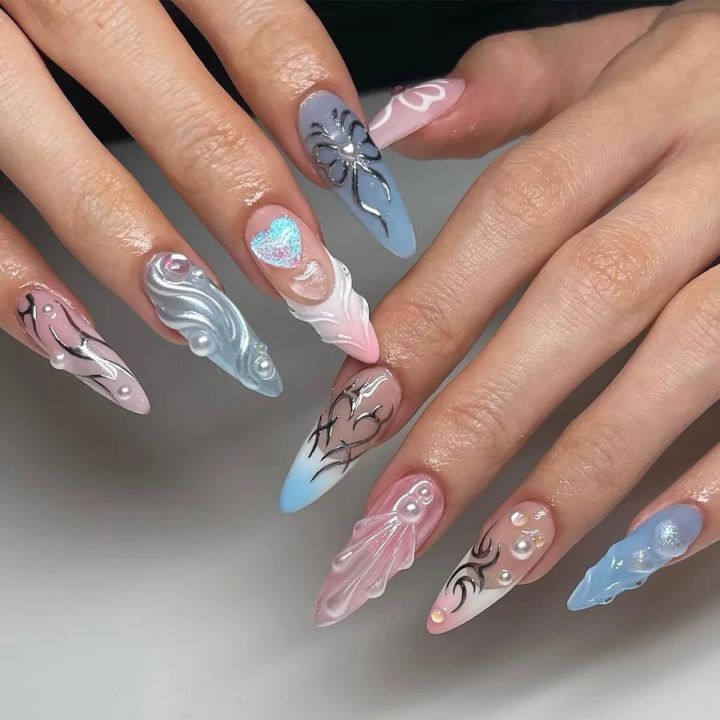 y2k%20Nails%20Five-pointed%20Star%20Pattern%20False%20Nails%20Halloween%20Style%20Long%20Coffin%20Ballet%20Press%20on%20Nails%20For%20Girl%20Full%20Cover%20Wearable%20-%20Image%204