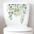 Flower Toilet Stickers Self-Adhesive Toilet Lid Stickers Bathroom Wall Sticker 3D Wall Art Decoration For Room Decor. 