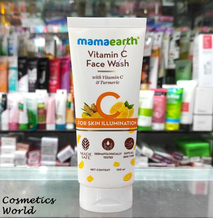 Mamaearth Vitamin C Oil Free Face Wash - 100ml (India)