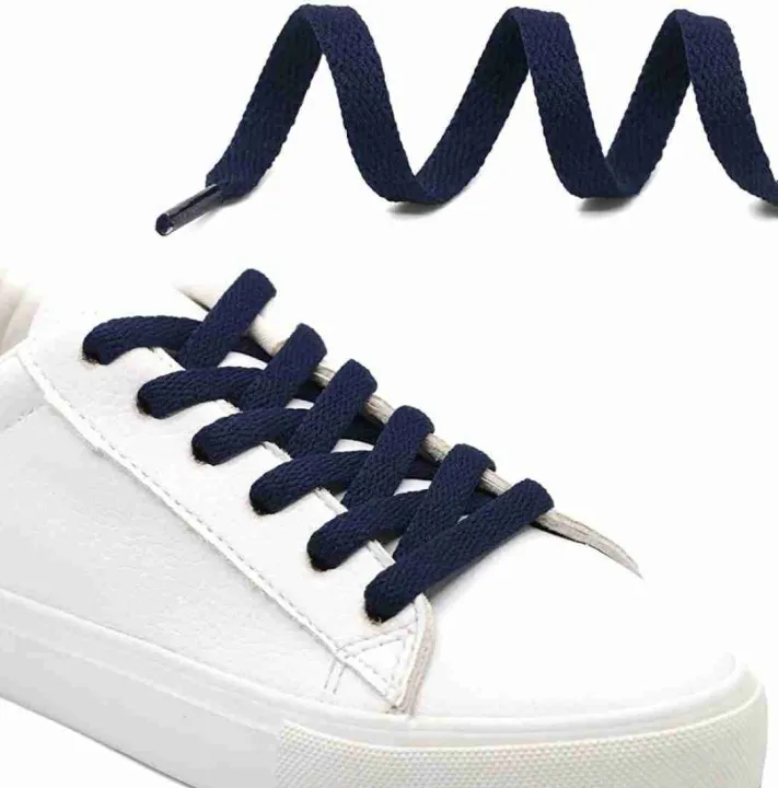 Lofarlace/Shoelece/Shoe%20lace/Bootlace/Jutar%20fita-Navy%20Blue%20-%20Image%204