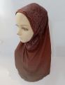 Women's Ramadan Hijab Amira Cap Muslim Islamic Instant Headscarf Head Wrap Arab Malaysia Shawls Neck Cover Khimar Turban.