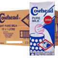 Cowhead Pure UHT Milk -1/LTR (1Case = 12pcs). 
