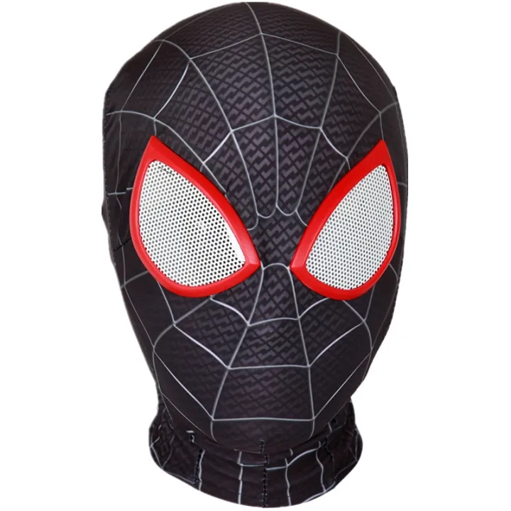 Superhero%20Mask%20Miles%20Spiderman%20Mask%20Peter%20Parker%20Halloween%20Cosplay%20Costume%20Mask%20Spandex%20Fabric%20Material%20-%20Image%206