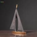 Sailing Boat Decor Sailing Ship Figurine for Dining Room Restaurant Table. 