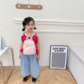Kindergarten kids backpack cute baby PU sequin backpack for going out to play little princess snack bag small school bag. 