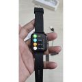 GT20 Smart Watch Bluetooth Calling Touch Display Metal Strip Extra Belt - Black. 