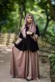 Arabian Irani Style Abaya Moriyam Burkha Dubai Cherry Georgette Borkha For Girls/Women.