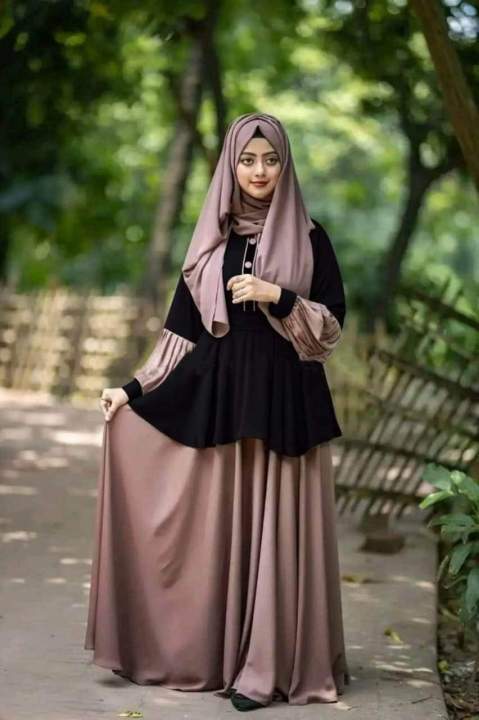 Arabian%20Irani%20Style%20Abaya%20Moriyam%20Burkha%20Dubai%20Cherry%20Georgette%20Borkha%20For%20Girls/Women%20-%20Image%202