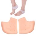 1 Pair Elastic Silicon Moisturizing Foot Skin Care Heel Foot Protection Silicone Rubber Gel Socks Anti Cracking Liner Heel Socks. 