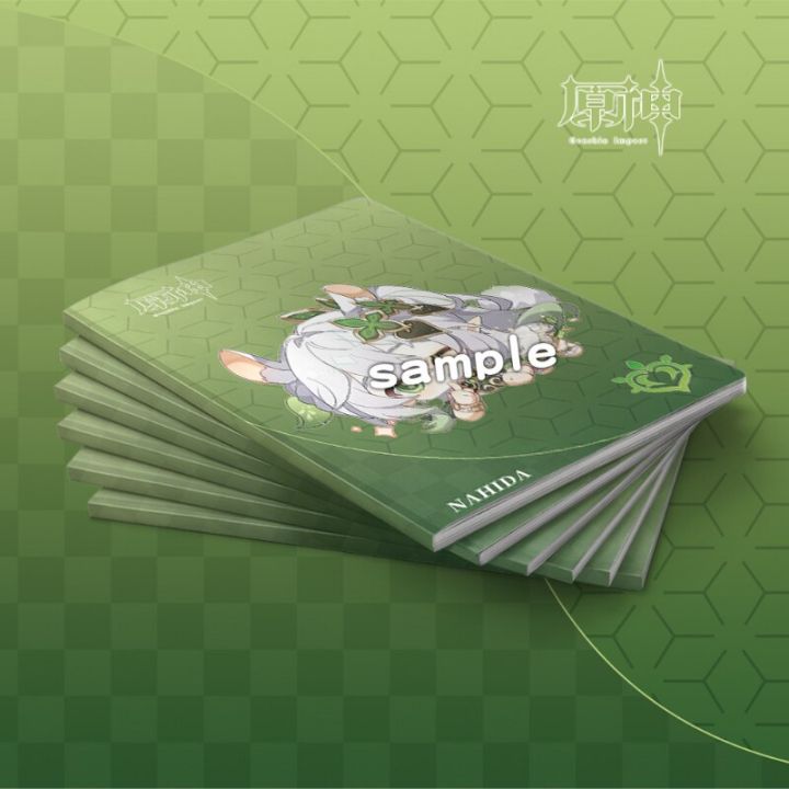 Kawaii%20Nahida%20Shikanoin%20Heizou%20Anime%20Notebook%20Genshin%20Impact%20Student%20Journaling%20Stationery%20for%20Diary%20School%20Supplies%20Memo%20Pad%20-%20Image%206