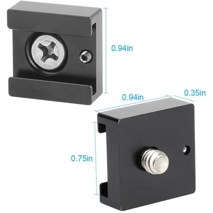 Cold%20Shoe%20Mount%20Aluminum%20with%201/4%20Thread%20for%20Camera%20Cage%20Flash(2%20PCS)%20-%20Image%205