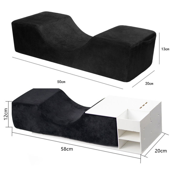 Eyelash Extension Pillow Shelf Set Professional Neck Support Grafting Eyelash Cushion Organizer For Beauty Salon Approving