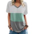 Women Shirt Eye-catching Easy-wearing Short Sleeve Tops Women Apparel. 