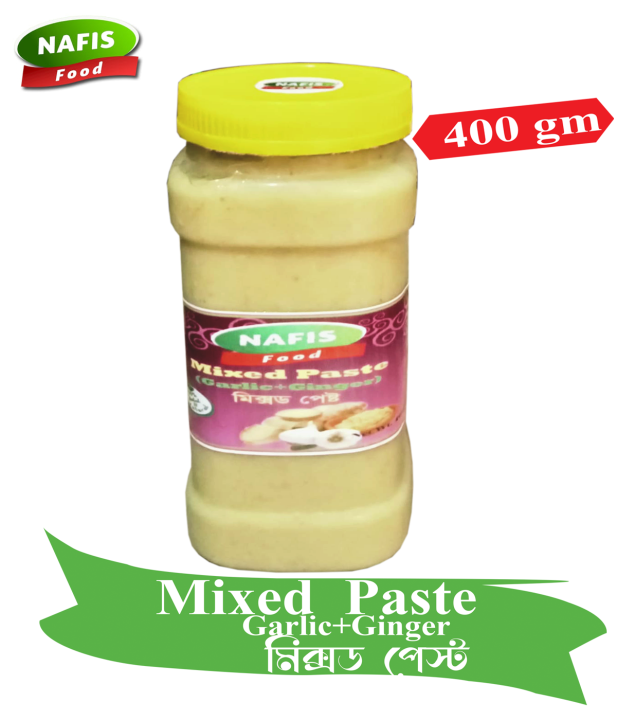 Mixed (Garlic + Ginger) Paste (Mixed Bata) -400gm