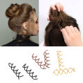 2pcs Fashion Beauteous Spiral Spin Screw Pin Hair Clip Twist Barrette. 
