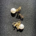 Bowknot Pearl Clip Earrings No Hole Ear Clips Metal Bow Clip on Earring Without Piercing Minimalist Earring CEaG19. 