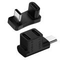 New 2 in 1 USB C Charging Adapter for Steam Deck Gamepad Charger Adapter Connector Extension Male to Female Game Console Adapter.