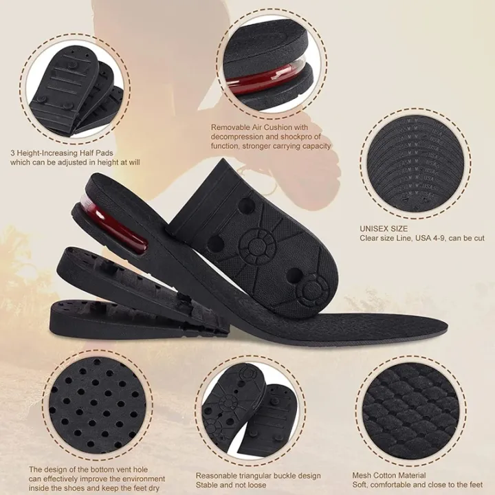 Height%20Increase%20Insoles%20Air%20Shoe%20Cushion%20Lift%20Insert%20Men%20Women%203-9cm%20Invisible%20Variable%20Insole%20Adjustable%20Cut%20Taller%20Support%20Pad%20-%20Image%203