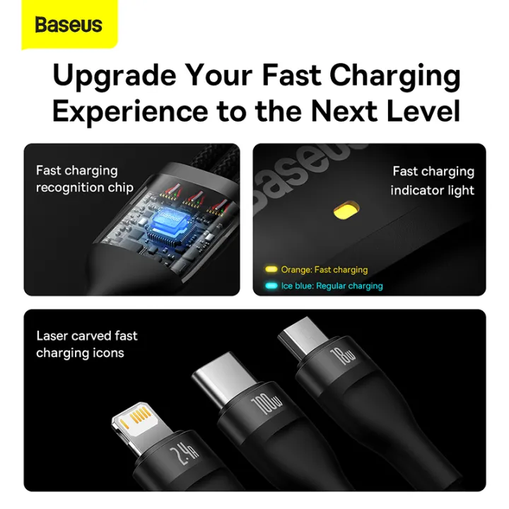 Baseus%203%20in%201%20USB%20Type%20C%20Cable%20100W%20Fast%20Charging%20Data%20Cable%20for%20iPhone%2013%20Pro%20Phone%20Charger%20for%20Xiaomi%20Samsung%20Micro%20USB%20Cable%20-%20Image%204