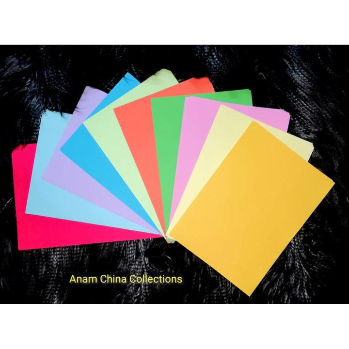 A4 Paper 80gsm 10 Mix Colour 100pcs China