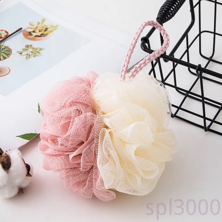 SPL-Bath%20Ball%20Duel%20Colors%20Bath%20Tubs%20Towel%20Scrubber%20Body%20Cleaning%20Mesh%20Shower%20Flower%20Home%20Travel%20Toiletry%2011cm%20-%20Image%207