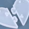 Graceful Silicone Mold Love Lock for Lovers Pendant DIY Epoxy Resin Mould Necklace.