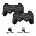 2 Players 2.4G Wireless Game Gamepad Controller Durable For Android Smart Phone Joystick For Android TV Box For PC Joysticks.