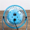4 Inch Metal Usb Mini Fan Portable 360 Degree Adjustable Cooling Fan Table Fan Desk Fan Mini Personal Fan for Home Office. 