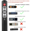 Universal Learning Remote Control Large Buttons Designed for Seniors Elderly, for TV STB HiFi IR Devices Via Programming. 