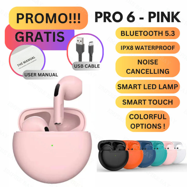 Pro%206%20Wireless%20Bluetooth%20Headphones%20TWS%20Earphones%20Mini%20Heaset%20with%20Charging%20Case%20Earbuds%20for%20All%20Phone%20Huawei%20iPhone%20-%20Image%205
