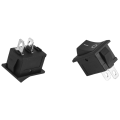 2 Pcs AC 6A/250V 10A/125V 2 Pin 2 Position ON/OFF Rocker Switch KCD1. 