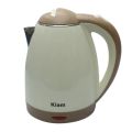 Kiam Electric Kettle Half Steel (Plastic Body) 1.8 Ltr -109-1 Piece.