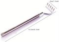 Itch Scratch Massage Tool-Stainless Steel Telescopic Portable Adjustable Size Pen ClipTelescopic Back Scratcher.