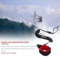 10.6Ft Ankle Leash Surfing Coiled Tpu Paddle Board Foot Leg Rope.