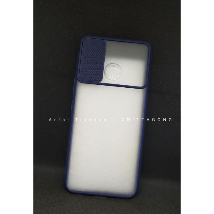 _ Infinix hot 8-camera protection shutter case cover